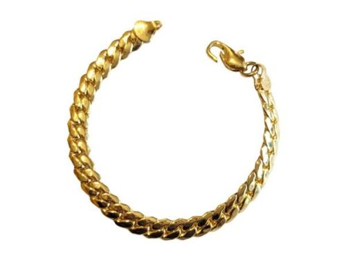 Vintage Cabouchon gold plated bracelet.  Size large.