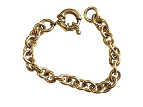 Vintage Cabouchon gold plated bracelet.  Size medium.