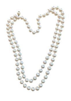 Vintage Cabouchon high quality faux pearl necklace. Size extra large.