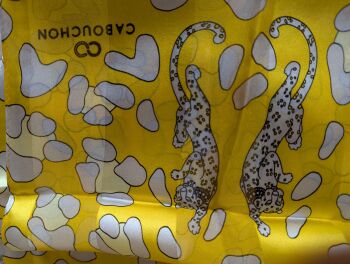 Vintage Cabouchon silk scarf