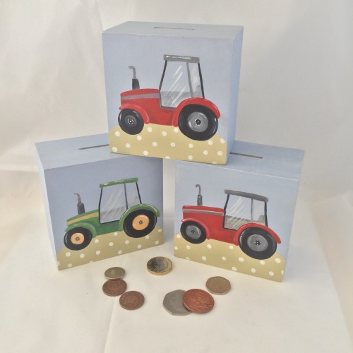 money box - tractor
