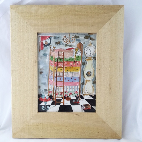 princess & the pea framed original