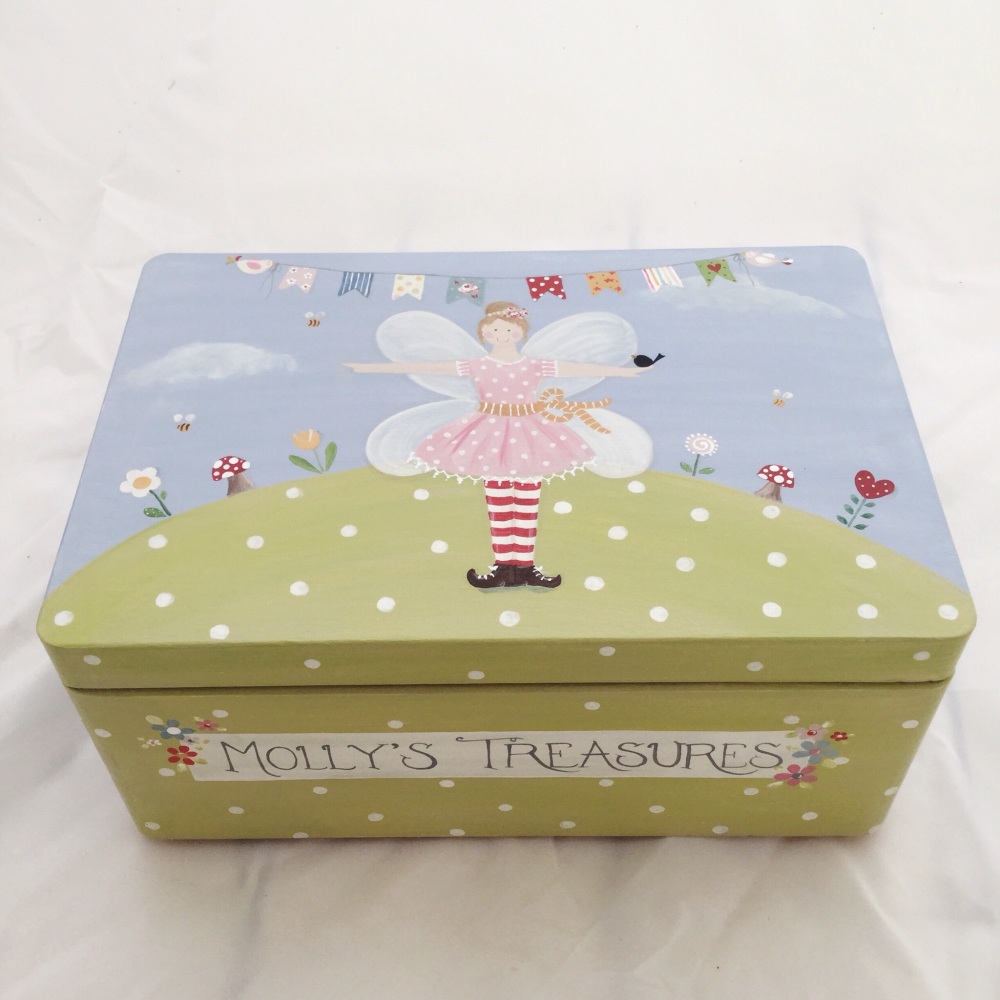 Large keepsake box, fairy design