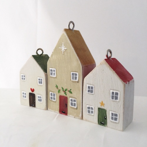 tiny house trio set Christmas 