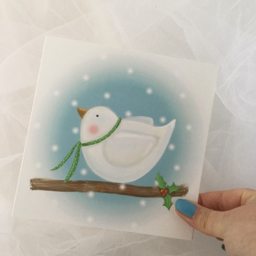 greeting card - dove