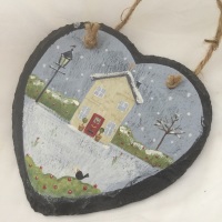 heart slate #1