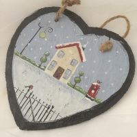heart slate #4