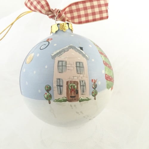 bauble (house and street light)