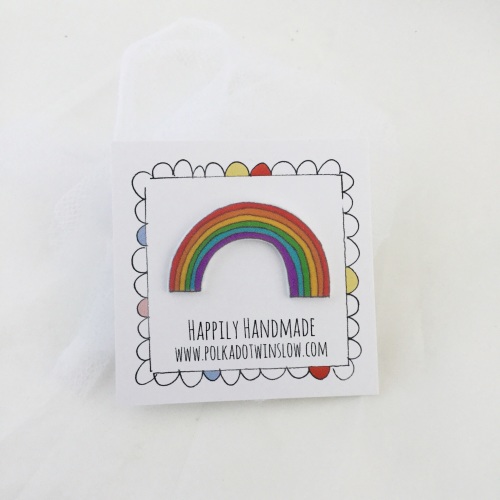 rainbow pin