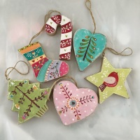 Papier-mâché decs (individually priced)