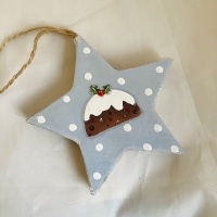 Star - pudding blue