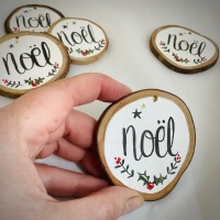 Noël small tree slice