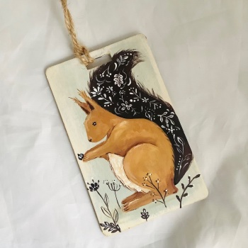 Mini painting - squirrel