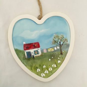 Mini painting - heart