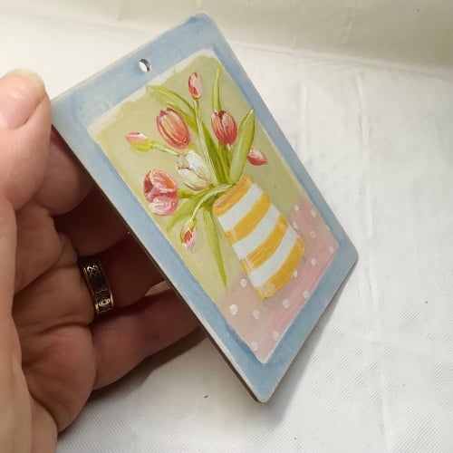 Mini painting - tulips