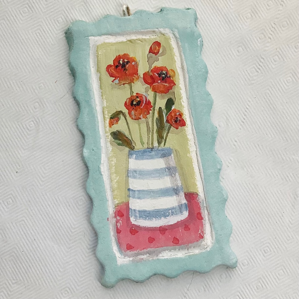 Tiny painting - poppies