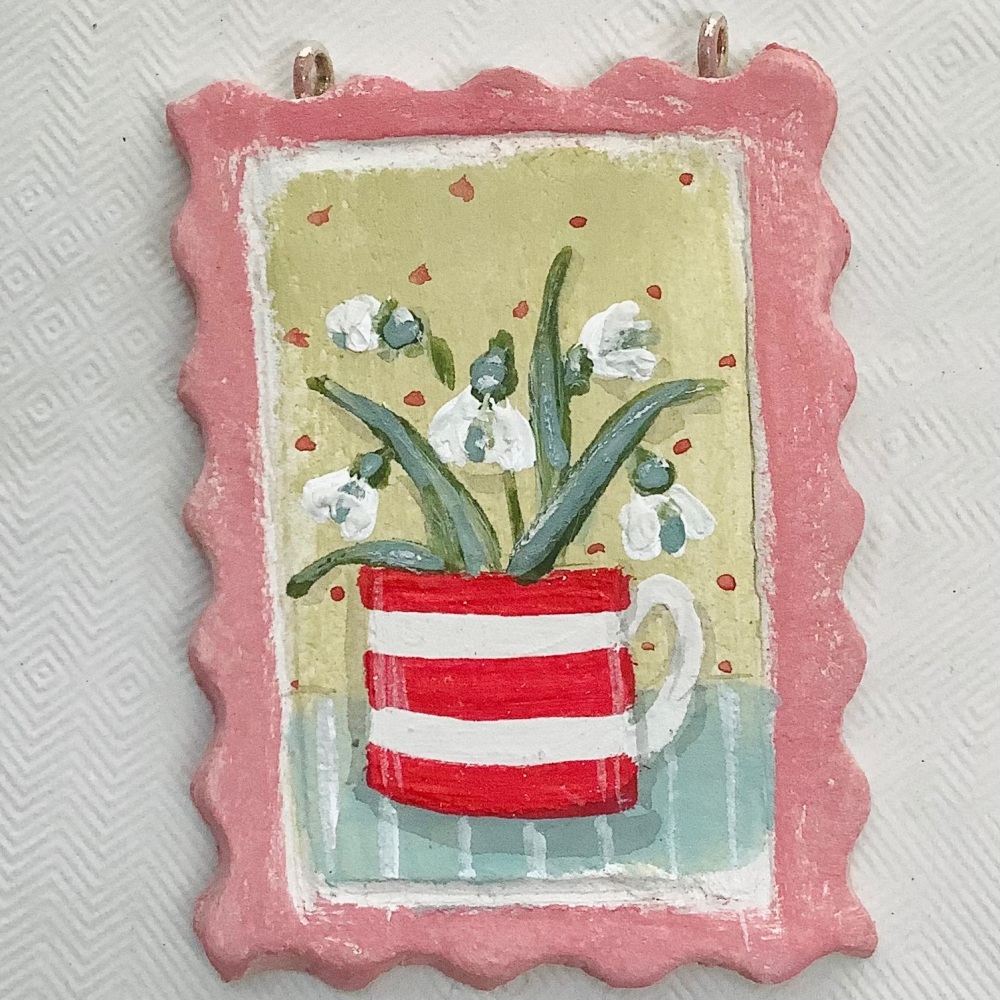 Tiny painting - snowdrops