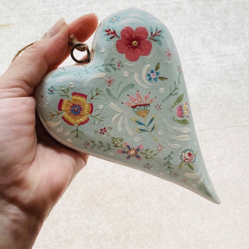 chunky heart - large  #6