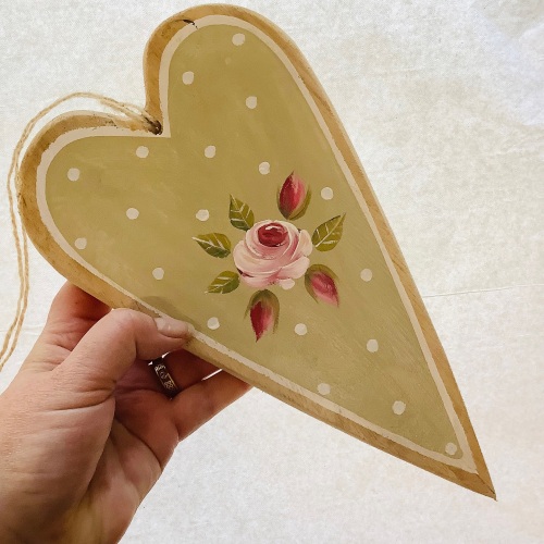 chunky heart - primitive  #1