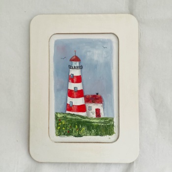 Lighthouse painting