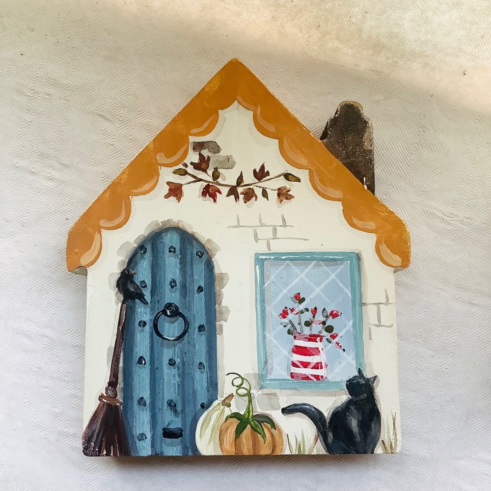 A small house - orange roof