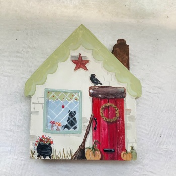 A small house - green roof
