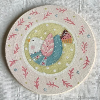 Small painting - folk bird