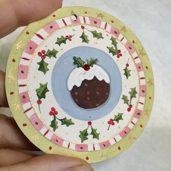 Round Christmas Decoration - pud