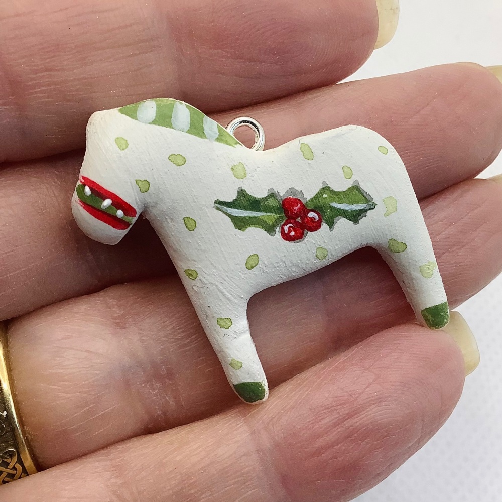 Dala style horse - mini holly