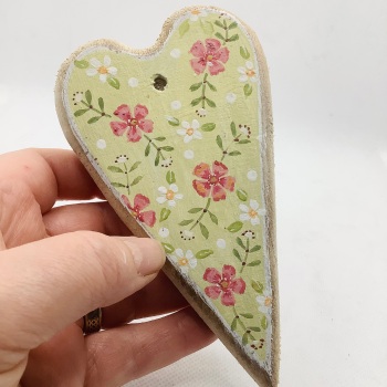 chunky primitive heart #9