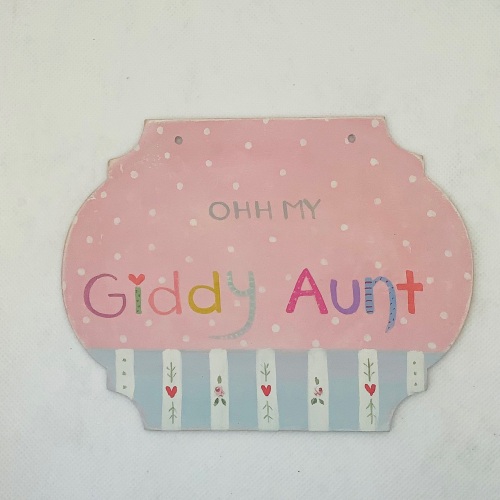 Giddy Aunt sign #1