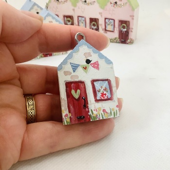 Tiny house - blue roof