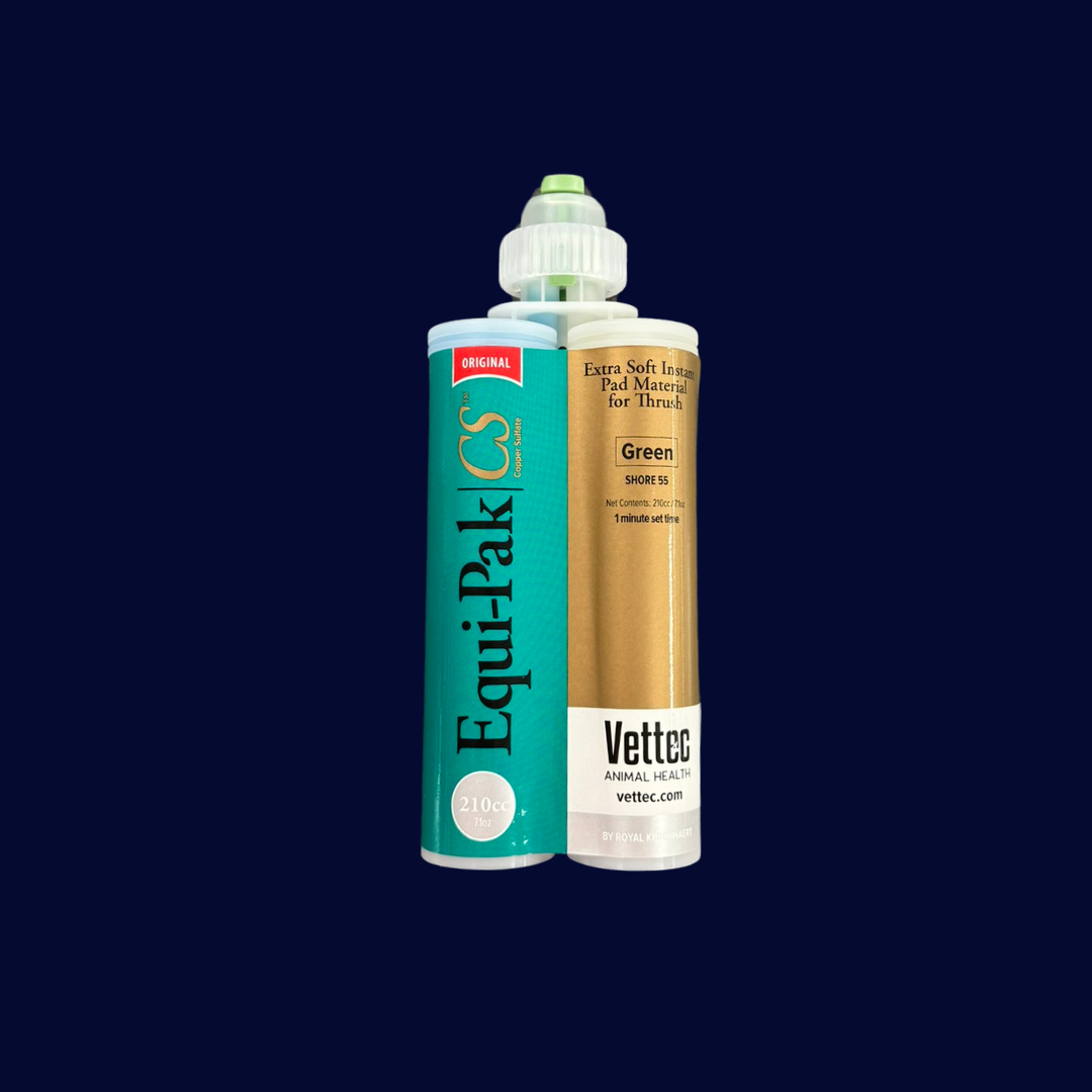 Equi-Pak Instant Pad Material with Copper Sulphate