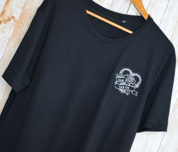 Calm Your Tits Embroidered  T shirt