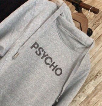 Psycho Cross Neck Embroidered Hoody
