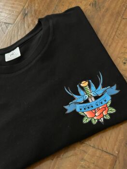 PISS OFF TATTOO STYLE T SHIRT