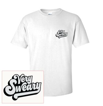 VERY SWEARY SWIRLY PRINT T SHIRT