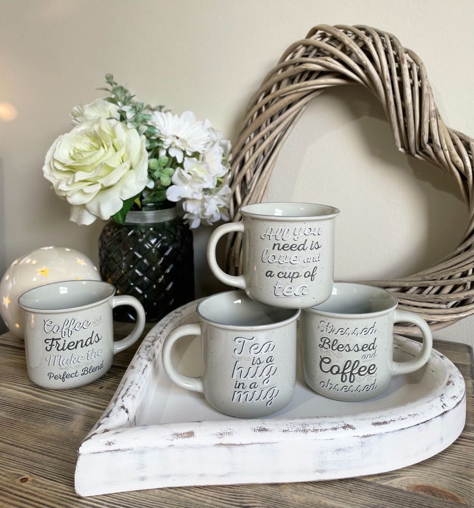 Ceramic Coffee/Tea Script Mug