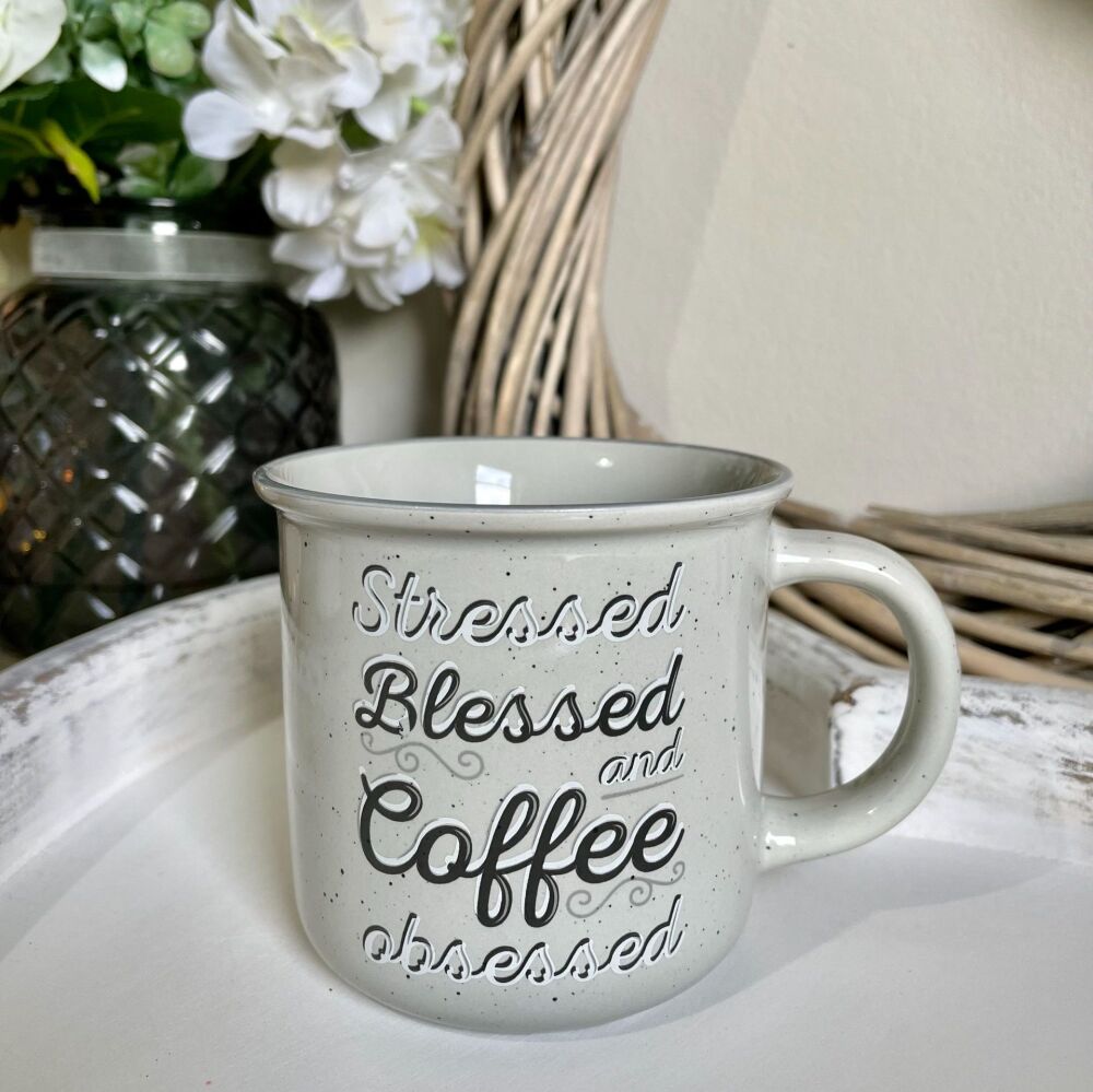 Ceramic Coffee/Tea Script Mug