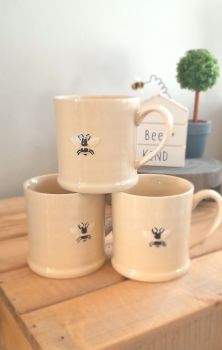 Honey Bee Stoneware Mini Mug