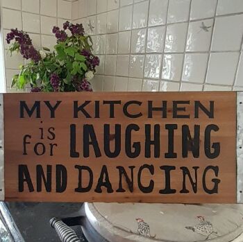 Kitchen Dancing Sign