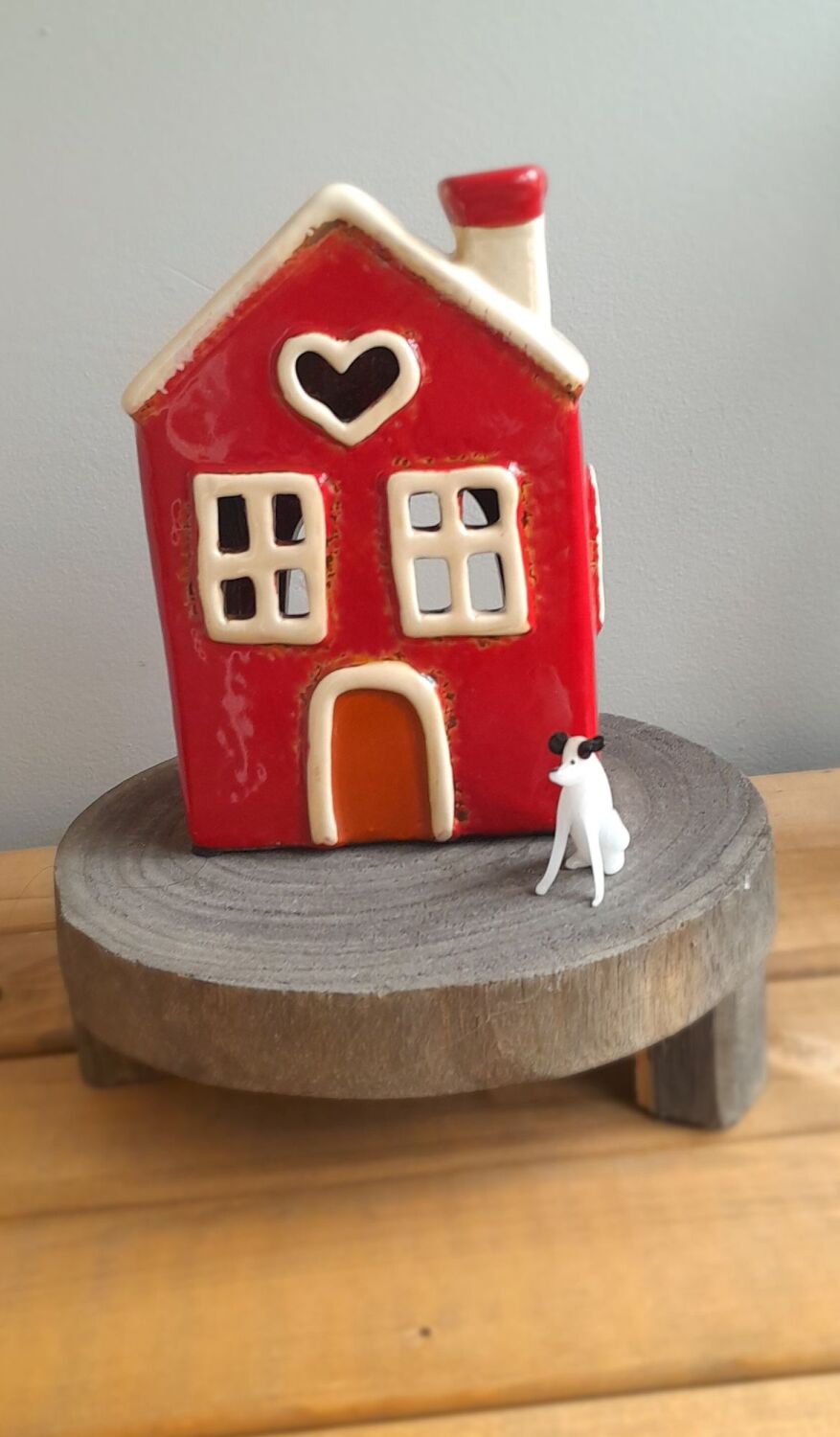 Ceramic Red Wax Melt House