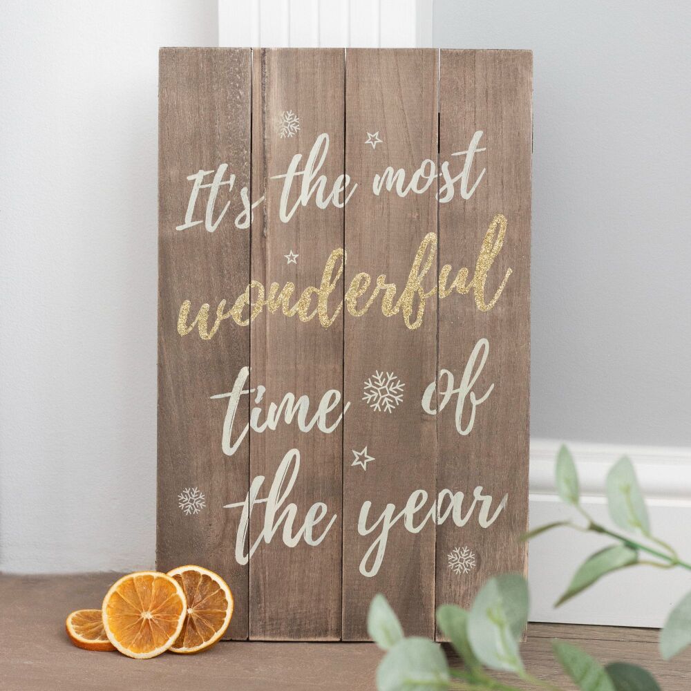 It's the Most Wonderful Time Plaque