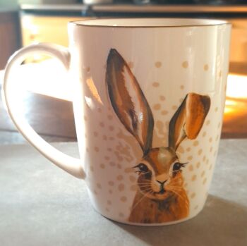 Hare Dotty Mug