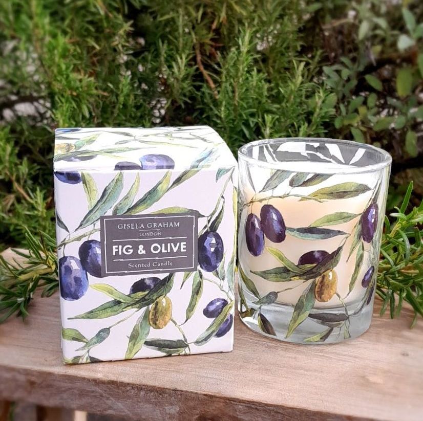 Olive & Fig Scented Candle