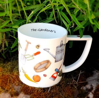 Bone China Gardening Mug