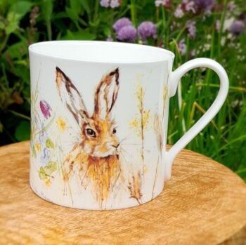 Bone China Hare Mug