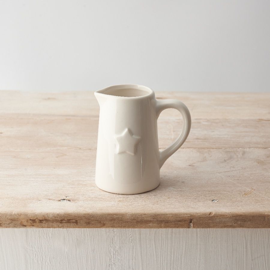 White Jug With Star