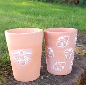 Terracotta Bee Planter