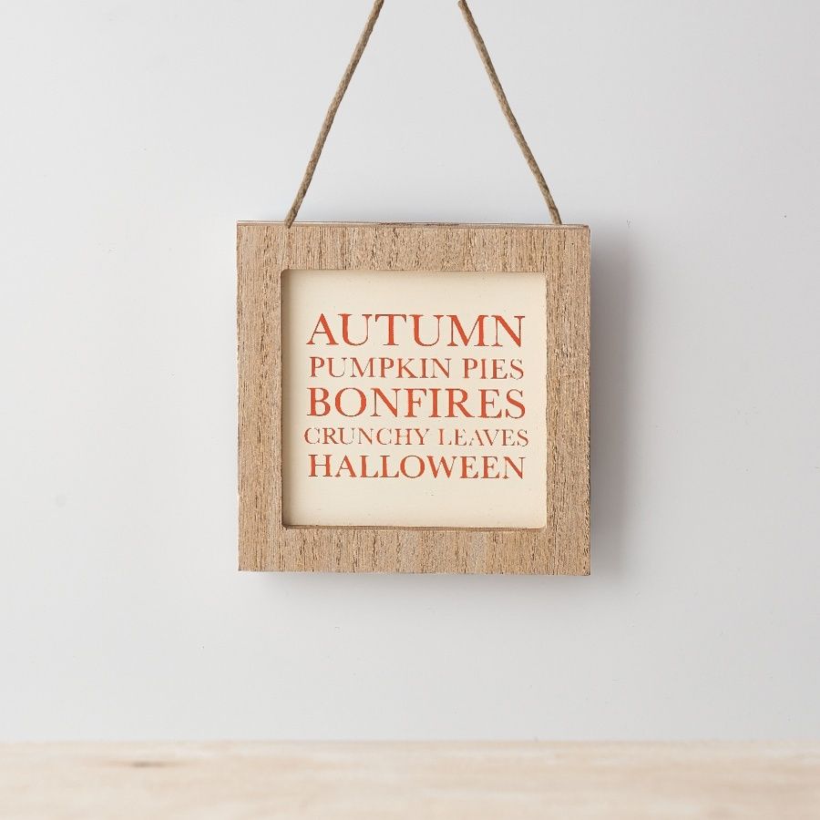 Autumn Halloween Sign